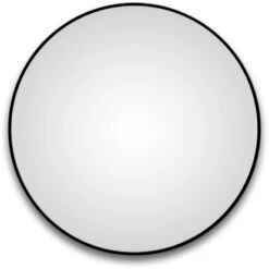 DSK Design LED-Lichtspiegel Silver Globo Ø 100 Cm Schwarz Matt Rund