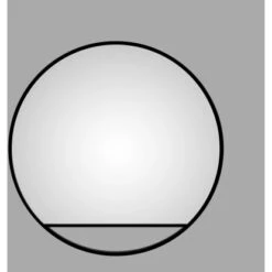 DSK Design Wandspiegel Silver Cosmos Ø 60 Cm Schwarz Matt Rund -Wenko Verkäufe 931410 2963 3