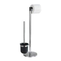 Wenko Stand WC-Garnitur Parus Edelstahl Glänzend 25,5 X 57 X 16,5 Cm -Wenko Verkäufe 93949 sb freisteller de 04