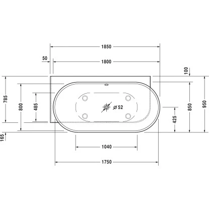 Duravit Eck-Badewanne Luv 185 Cm X 95 Cm Ecke Links Mit Nahtloser Verkleidung 2 Duravit Eck-Badewanne Luv 185 Cm X 95 Cm Ecke Links Mit Nahtloser Verkleidung – Bild 2