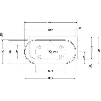 Duravit Eck-Badewanne Luv 185 Cm X 95 Cm Ecke Rechts Nahtlose Verkleidung 2 Duravit Eck-Badewanne Luv 185 Cm X 95 Cm Ecke Rechts Nahtlose Verkleidung – Bild 2