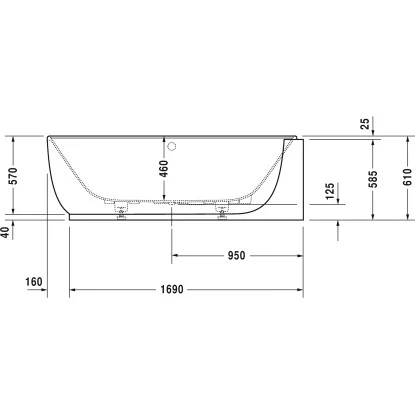 Duravit Eck-Badewanne Luv 185 Cm X 95 Cm Ecke Rechts Nahtlose Verkleidung 4 Duravit Eck-Badewanne Luv 185 Cm X 95 Cm Ecke Rechts Nahtlose Verkleidung – Bild 4