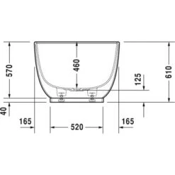 Duravit Badewanne Luv 180 Cm X 85 Cm Freistehend Mit Nahtloser Verkleidung -Wenko Verkäufe 947134 4123 700434S