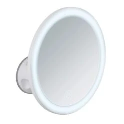 Wenko LED-Wandspiegel Isola Kunststoff 18.5 X 18.5 X 10.5 Cm Weiß -Wenko Verkäufe 95045 sb freisteller de 05