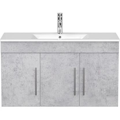 Posseik Waschplatz Teramo 100 Cm Beton 2-teilig 5 Posseik Waschplatz Teramo 100 Cm Beton 2-teilig – Bild 5