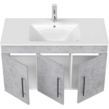 Posseik Waschplatz Teramo 100 Cm Beton 2-teilig 8 Posseik Waschplatz Teramo 100 Cm Beton 2-teilig – Bild 8