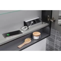 Fackelmann Spiegelschrank Luna 80 Cm Anthrazit -Wenko Verkäufe 9692534 3254 87218 2