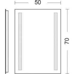 DSK Design LED-Lichtspiegel Silver Dream 50 Cm X 70 Cm 9 DSK Design LED-Lichtspiegel Silver Dream 50 Cm X 70 Cm -Wenko Verkäufe 969275 4018 6