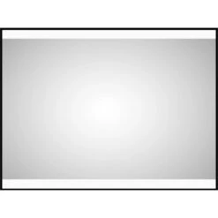 DSK Design LED-Lichtspiegel Black Stark 80 Cm X 60 Cm