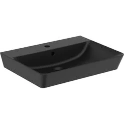 Ideal Standard Waschtisch Connect Air 60x46 Cm 1 Hahnloch Mit Überlauf Schwarz