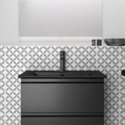 Ideal Standard Möbelwaschtisch Connect Air 64 Cm 1 Hahnloch Mit Überlauf Schwarz -Wenko Verkäufe 9803099 3049 10