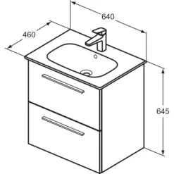 Ideal Standard Waschtisch-Paket I.life A Mit Waschtisch 60 Cm Weiß -Wenko Verkäufe 9803313 3049 4