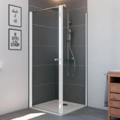 Breuer Seitenwand Für Dreh- Und Pendeltür Elana 6 Weiß Klarglas 75 Cm -Wenko Verkäufe 998260 2570 0603