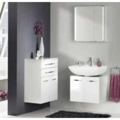 Fackelmann Spiegelschrank LED-Line 61 Cm X 67 Cm X 16,5 Cm Weiß -Wenko Verkäufe SpiegelschrankLEDLineWei 2