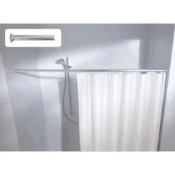 Kleine Wolke Federstange Federstange Struktur Silber 21mm 125-220cm