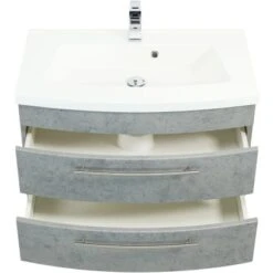 Posseik Waschplatz Luna 82 Cm Beton 11 Posseik Waschplatz Luna 82 Cm Beton -Wenko Verkäufe badmoebel luna 80 beton 6