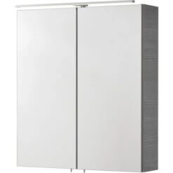 Fackelmann Spiegelschrank Como 60 LED 60 Cm X 68 Cm X 16 Cm Pinie