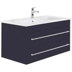 Villeroy & Boch Waschplatz 100 Cm Venticello Anthrazit Seidenglanz