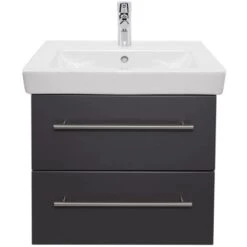 Villeroy & Boch Waschplatz 55 Cm Subway 2.0 Anthrazit Seidenglanz