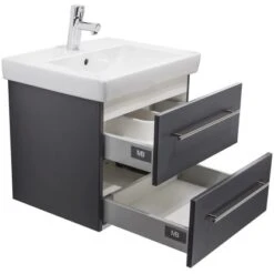 Villeroy & Boch Waschplatz 55 Cm Subway 2.0 Anthrazit Seidenglanz -Wenko Verkäufe cm anthrazit seidenglanz 4 5