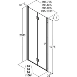 Dansani Falttür Match Sicherheitsglas Klar Easy Care 90 Cm X 200 Cm 8 Dansani Falttür Match Sicherheitsglas Klar Easy Care 90 Cm X 200 Cm -Wenko Verkäufe dfr1998854 1998862 1998870 1