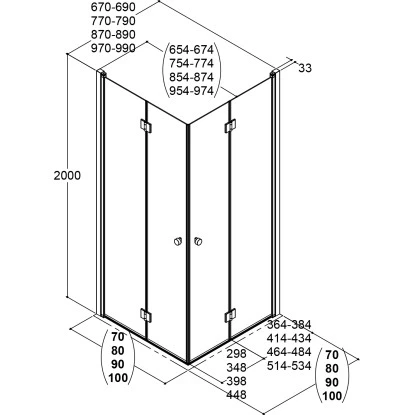 Dansani Falttür Match Sicherheitsglas Klar Easy Care 90 Cm X 200 Cm 3 Dansani Falttür Match Sicherheitsglas Klar Easy Care 90 Cm X 200 Cm – Bild 3
