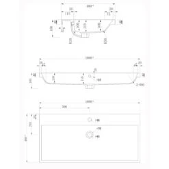 Posseik Stand-Waschplatz 100 Cm Amilia Weiß Hochglanz Mit Grifflosen Schubladen -Wenko Verkäufe ei grifflosen schubladen 7
