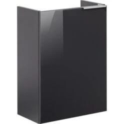 Fackelmann Mini-Waschbeckenunterschrank 45 Cm Kara Anthrazit Links