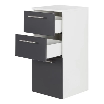 Posseik Badmöbel-Set Viva 75 Cm Anthrazit Seidenglanz 4-teilig 8 Posseik Badmöbel-Set Viva 75 Cm Anthrazit Seidenglanz 4-teilig – Bild 8