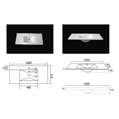 Posseik Badmöbel-Set Viva 100 Cm Anthrazit Seidenglanz 5-teilig 10 Posseik Badmöbel-Set Viva 100 Cm Anthrazit Seidenglanz 5-teilig – Bild 10