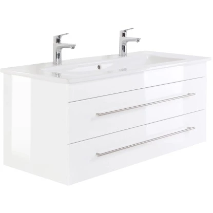 Villeroy & Boch Doppel-Waschplatz 120 Cm Venticello Weiß Hochglanz 1 Villeroy & Boch Doppel-Waschplatz 120 Cm Venticello Weiß Hochglanz