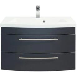 Posseik Waschplatz Luna 82 Cm Anthrazit Seidenglanz 8 Posseik Waschplatz Luna 82 Cm Anthrazit Seidenglanz -Wenko Verkäufe moebel luna 80 anthrazit 3