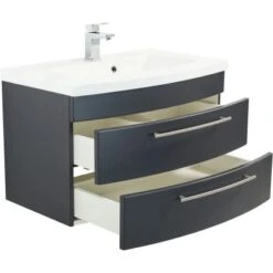 Posseik Waschplatz Luna 82 Cm Anthrazit Seidenglanz 10 Posseik Waschplatz Luna 82 Cm Anthrazit Seidenglanz -Wenko Verkäufe moebel luna 80 anthrazit 5