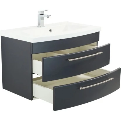 Posseik Waschplatz Luna 82 Cm Anthrazit Seidenglanz 5 Posseik Waschplatz Luna 82 Cm Anthrazit Seidenglanz – Bild 5