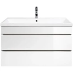 Posseik Waschplatz Amilia 90 Cm Weiß Hochglanz