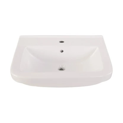 Sanitop-Wingenroth Waschbecken 46,5 Cm Quadra 46 Weiß 1 Sanitop-Wingenroth Waschbecken 46,5 Cm Quadra 46 Weiß