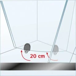 Schulte ExpressPlus Runddusche Kristall/Trend Inkl. Duschwanne 80x80cm 14 Schulte ExpressPlus Runddusche Kristall/Trend Inkl. Duschwanne 80x80cm -Wenko Verkäufe tail abklappmechanismaus a