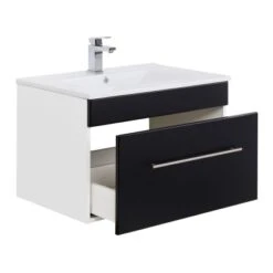 Posseik Waschplatz Viva 75 Cm Schwarz Seidenglanz -Wenko Verkäufe va75 schwarz seidenglanz 3