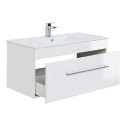 Posseik Waschplatz Viva 100 Cm Weiß Hochglanz -Wenko Verkäufe viva 100 weiss hochglanz 3