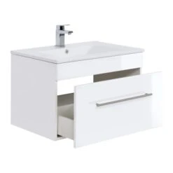 Posseik Waschplatz Viva 75 Cm Weiß Hochglanz -Wenko Verkäufe z viva75 weiss hochglanz 3